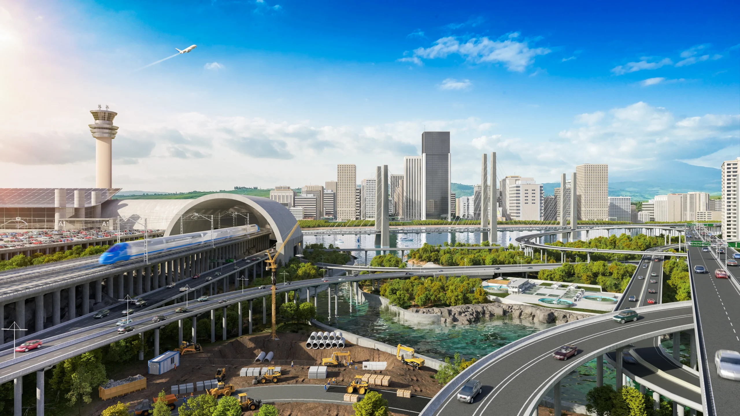 Civil Infrastructure Cityscape